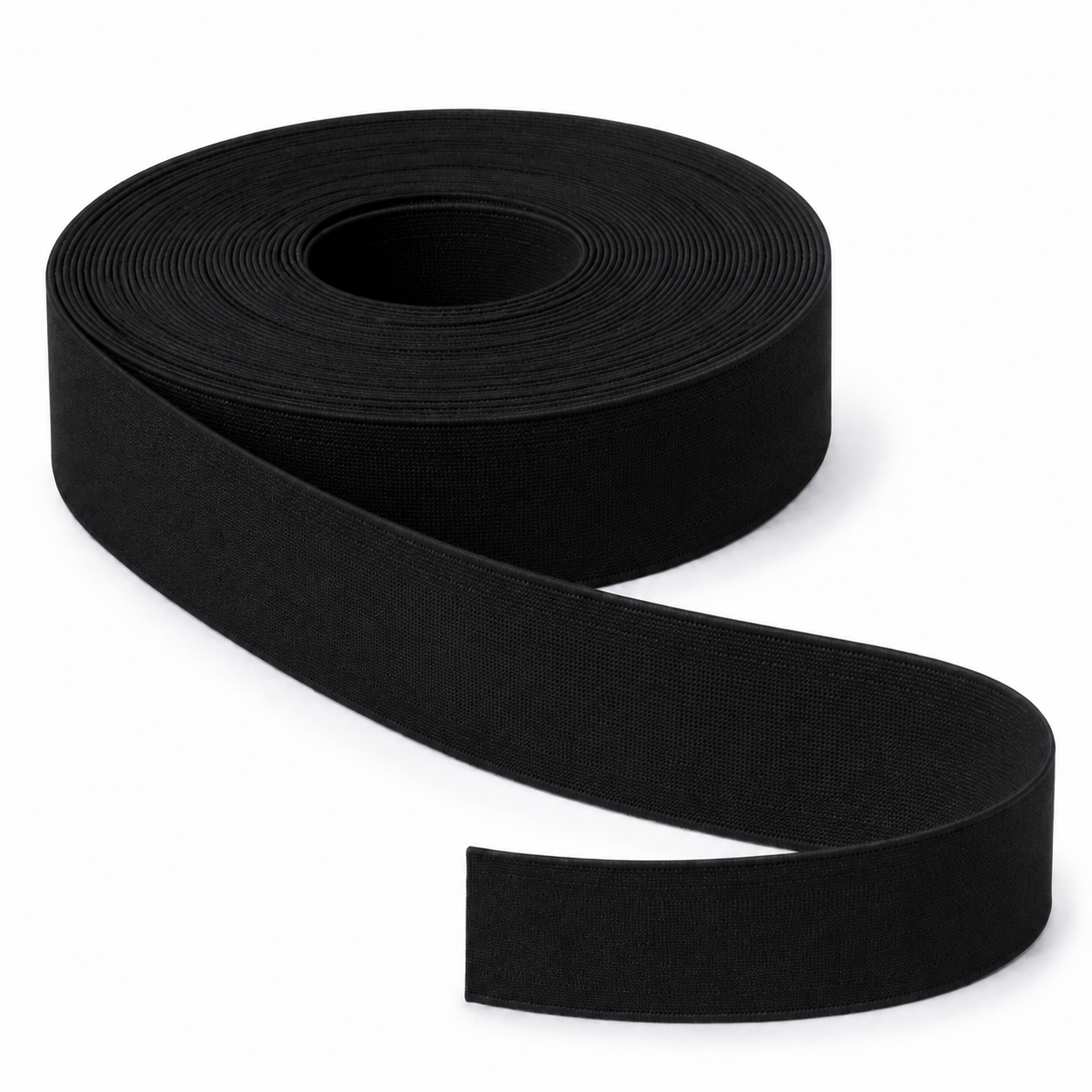 Taille-elastiek 40 mm Zwart – Superzacht, Sterk en Rekbaar