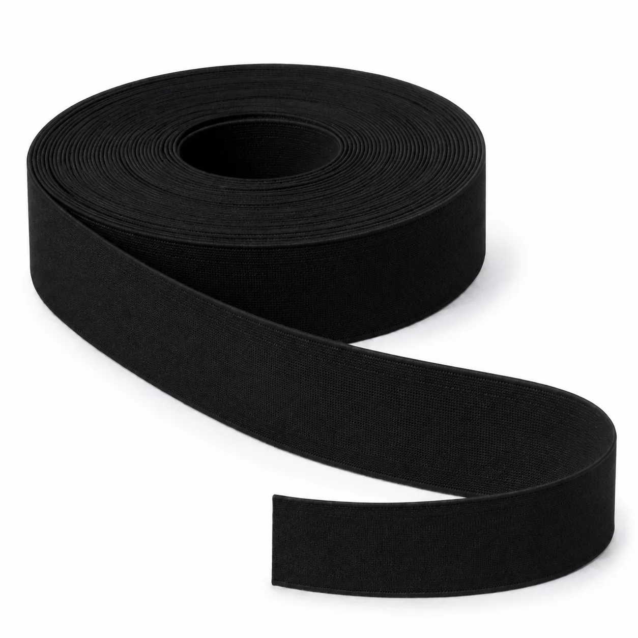 Taille-elastiek 40 mm Zwart – Superzacht, Sterk en Rekbaar