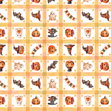 Katoen Stof Halloween Patchwork – Griezelig Leuke Halloween Print