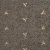 Teddy Stof Embroidery Bloemen Grijs – Zacht & Warm | Poppy Fabrics