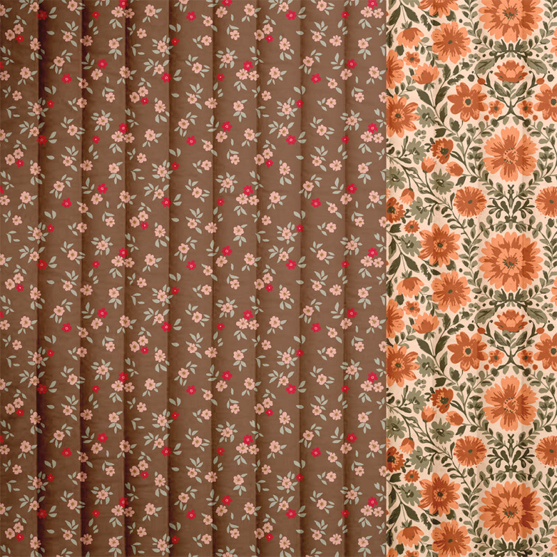 Doorgestikte Katoen Hampi / Nadie Bloemenprint – Zacht & Stijlvol