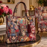 Gobelin Stof Steampunk City – Multicolor | Interieur & Accessoires