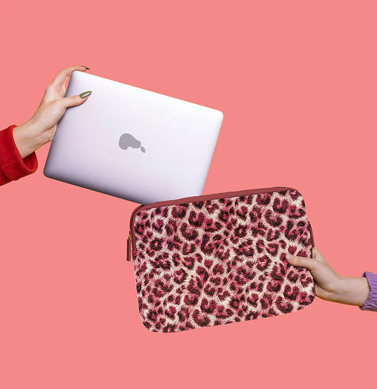 Gobelin Stof Panthère Rose – Roze Panterprint | Interieur & DIY