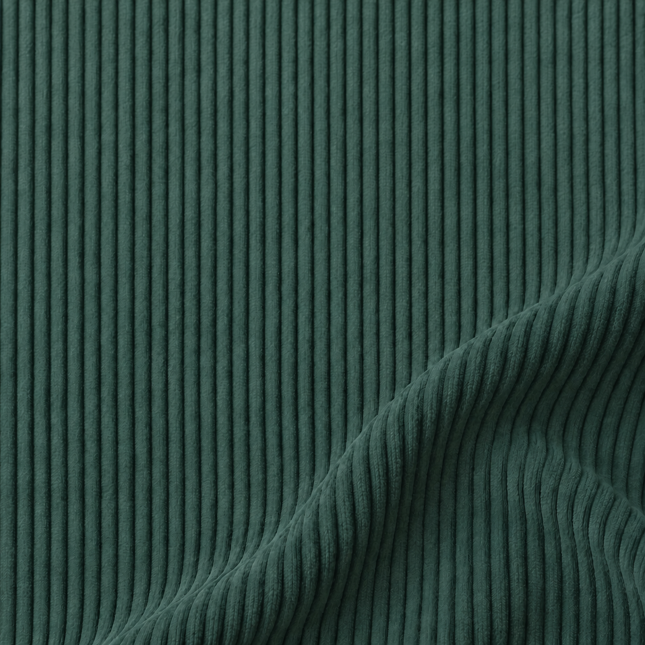Corduroy Stof Katoen Salicorne Groen – Voor Kleding & Interieur