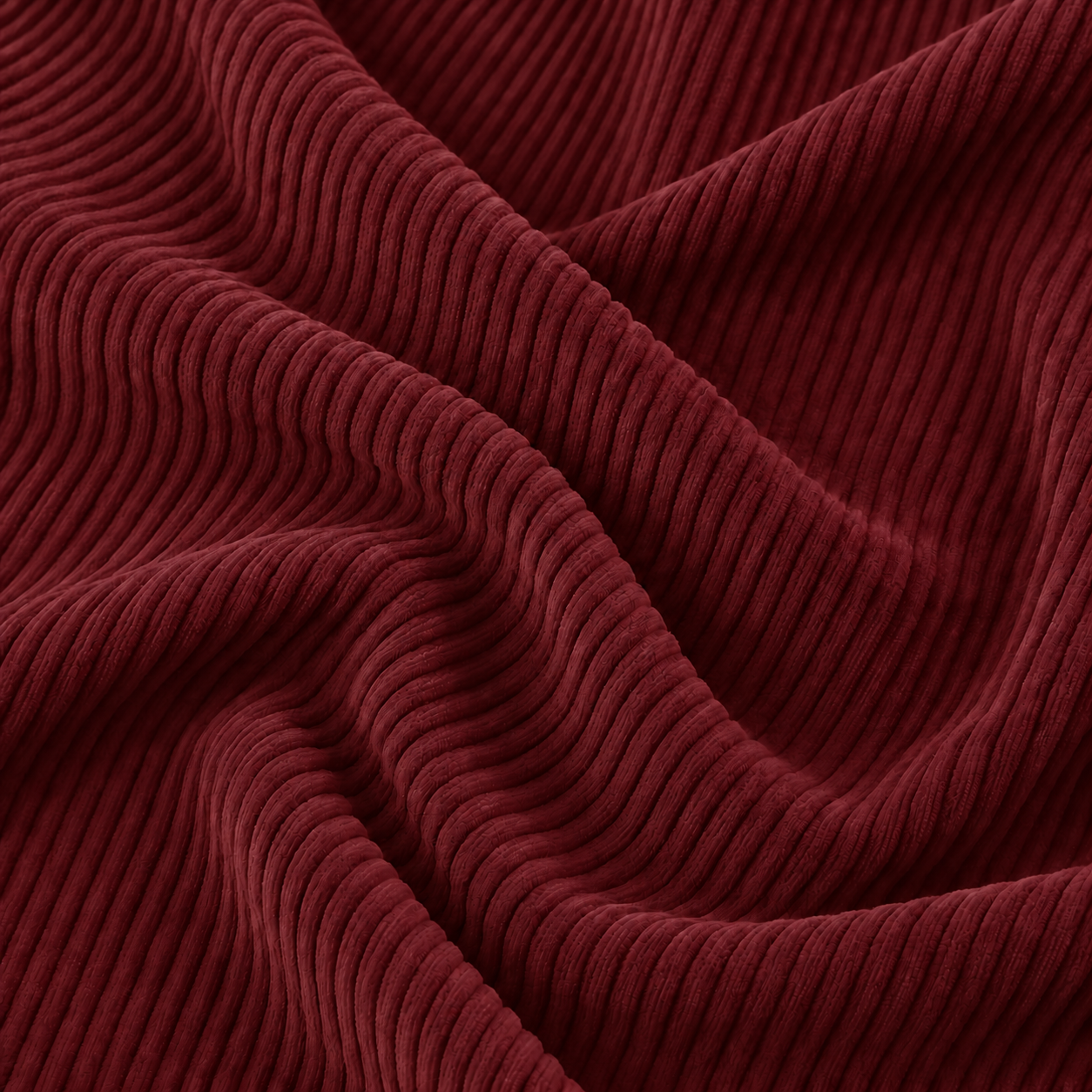 Corduroy Stof Katoen Bordeaux Rood – Voor Kleding & Interieur
