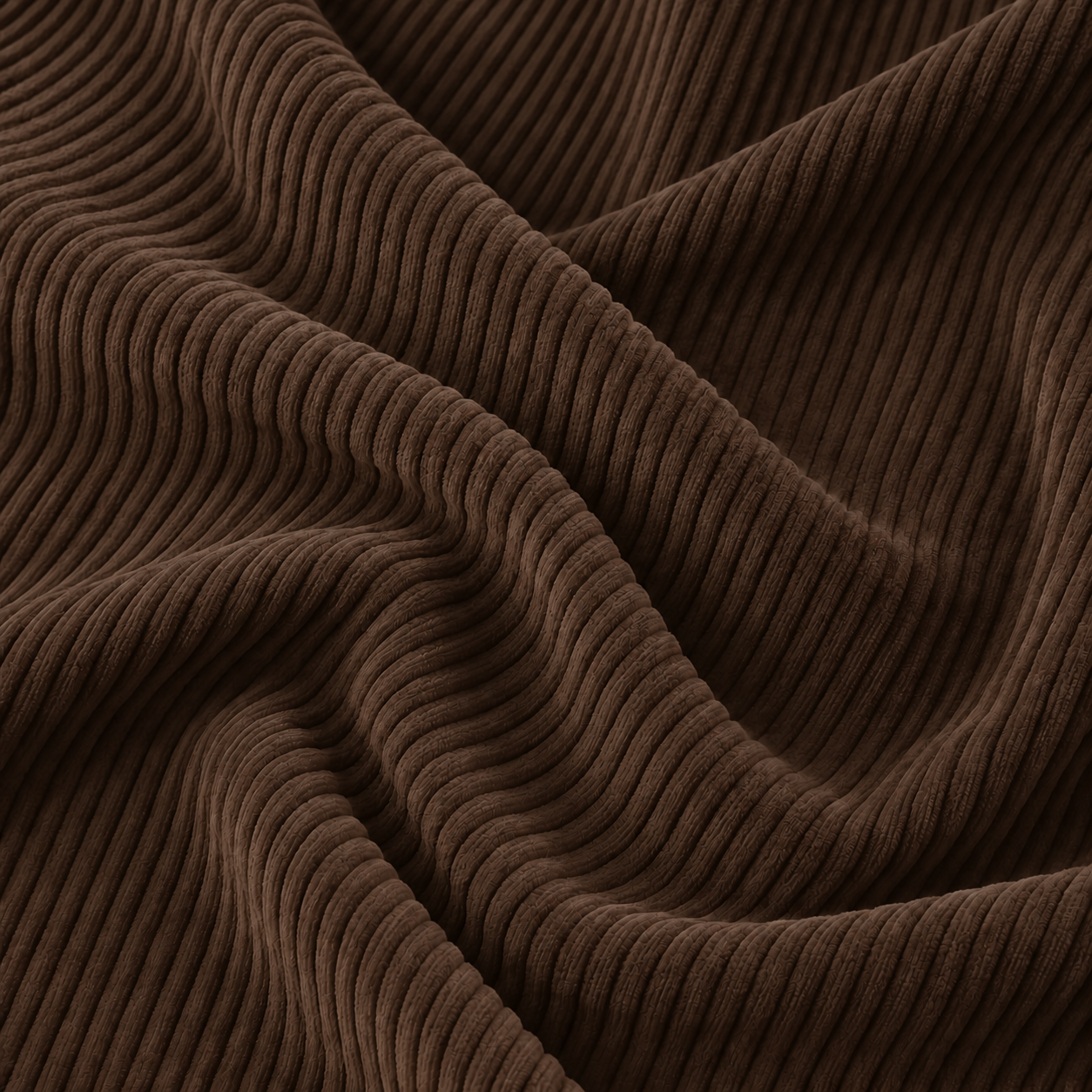 Corduroy Stof Katoen Chocoladebruin – Voor Kleding & Interieur