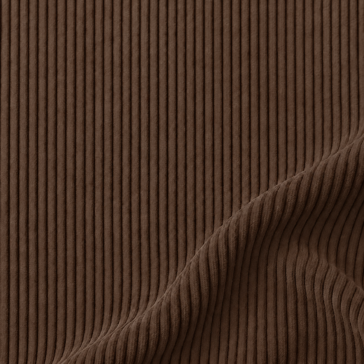 Corduroy Stof Katoen Chocoladebruin – Voor Kleding & Interieur