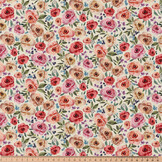 Katoen Poplin Honorine Bloemen – Romantisch & Kleurrijk