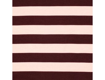 Soft Sweat Stof Strepen – Zachtroze