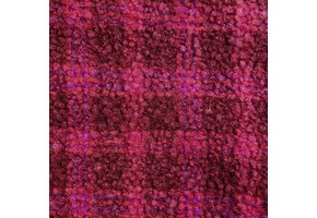 Bouclé Teddy Stof Ruit – Bordeaux/Violet