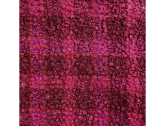 Bouclé Teddy Stof Ruit – Bordeaux/Violet