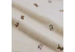 Teddy Stof Geborduurd - Bos Dieren