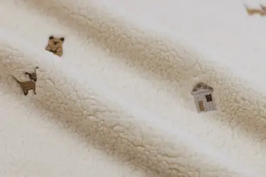 Teddy Stof Geborduurd - Bos Dieren