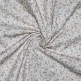 Poplin Katoen Stof - Blauwe Minibloemen - Fris & Verfijnd
