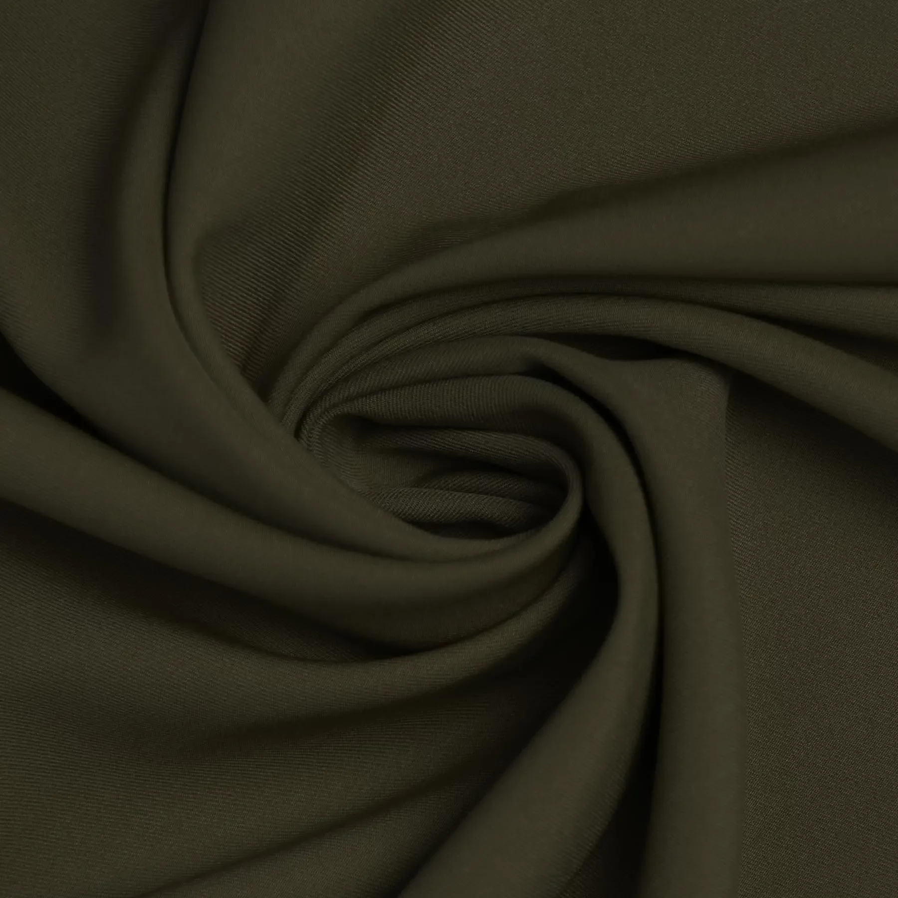 Stretch Gabardine Stof (Bamboe Touch) Leger Groen | Stoffen Online
