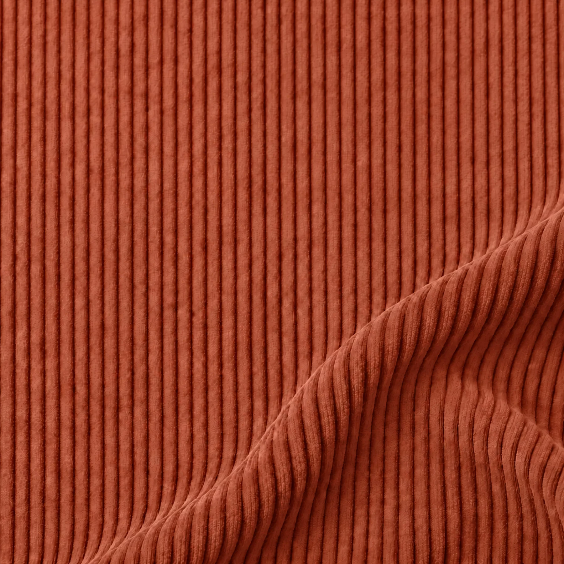Corduroy Stof Katoen Roestbruin – Voor Kleding & Interieur