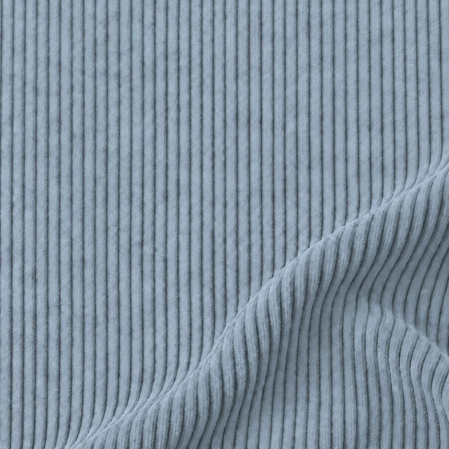 Corduroy Stof Katoen Denimblauw – Voor Kleding & Interieur