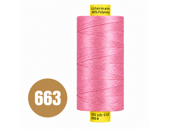 Gütermann Atelier Garen MARA 120 Bubblegum Roze 1000M (663)