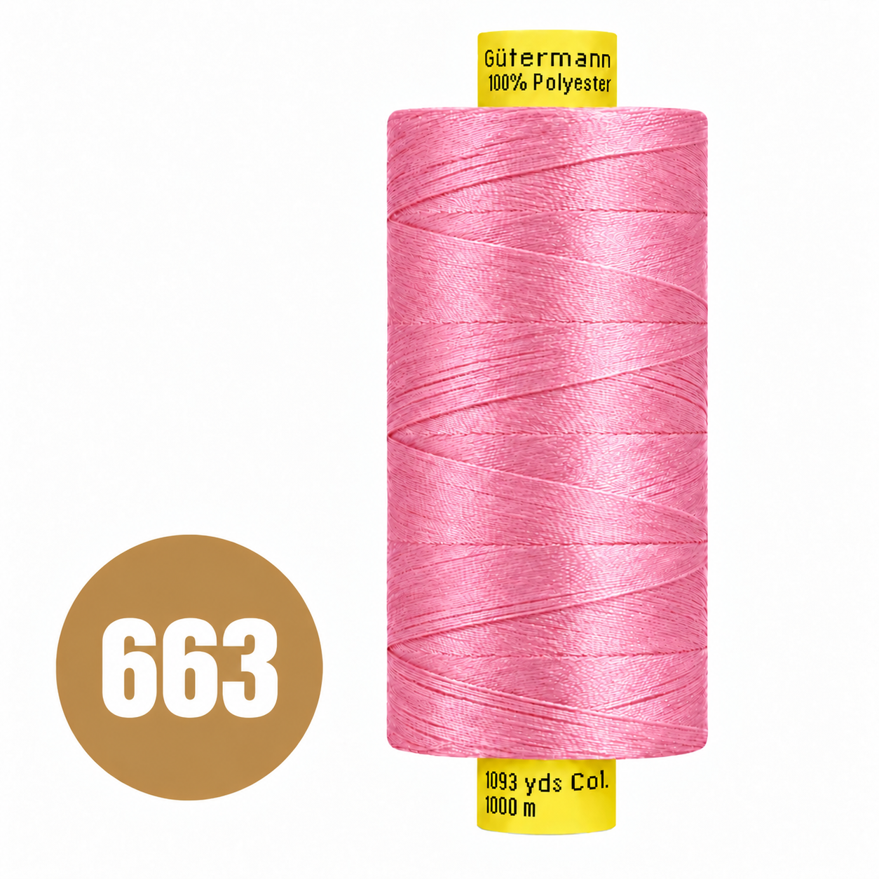 Gütermann Atelier Garen MARA 120 Bubblegum Roze 1000M (663)
