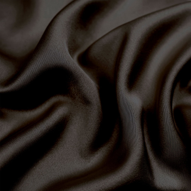 Satijn Duchesse Stof Zwart – Luxe Glans & Elegante Uitstraling