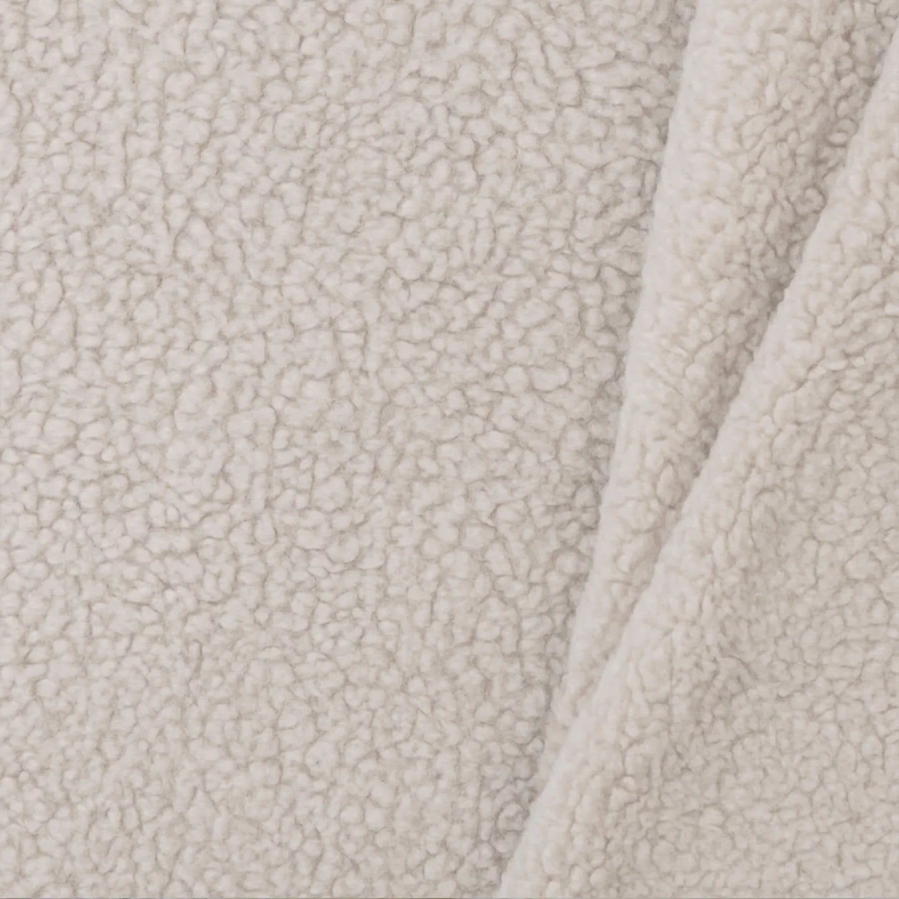 Katoenen Teddy Stof Zand Beige – Zacht, Donzig & Veelzijdig