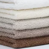 Katoenen Teddy Stof Donker Beige – Zacht, Donzig & Veelzijdig