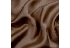 Satijn Duchesse Stof Chocoladebruin