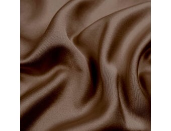 Satijn Duchesse Stof Chocoladebruin