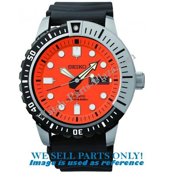 Seiko SRP589 Watch Parts 4R36-03P0 MoHawk Orange Diver - WatchPlaza