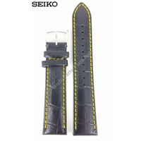Seiko SNDD25 Horlogeband 7T92-0MF0 Zwart Geel