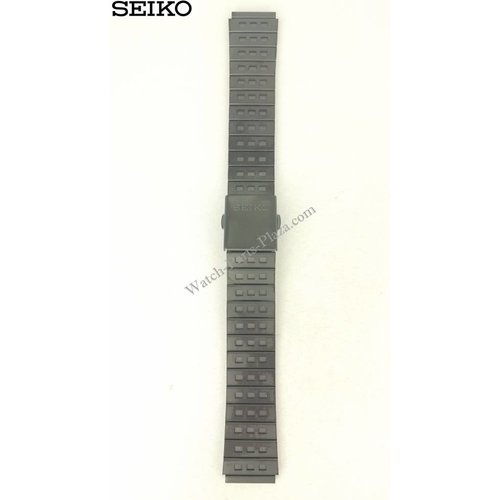 Seiko Seiko SCED037 Horlogeband 7T12-0BM0 Zwart Staal