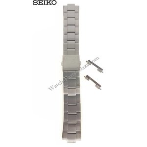 Seiko Seiko SBFG003 pulsera de acero negro S760-0AB0 correa de reloj
