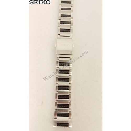 Watch band for Seiko Sportura Honda F1 Steel - 9T82-0AG0 - WatchPlaza