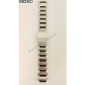 Seiko Seiko 9T82-0AG0 Horlogeband Staal 9T82-0AH0