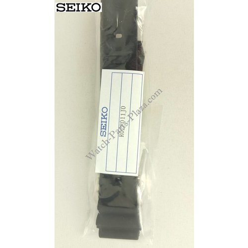 Seiko SEIKO SRP777K1, SRP779K1 Black Silicon Watch Band Z 22 mm R02F011J0