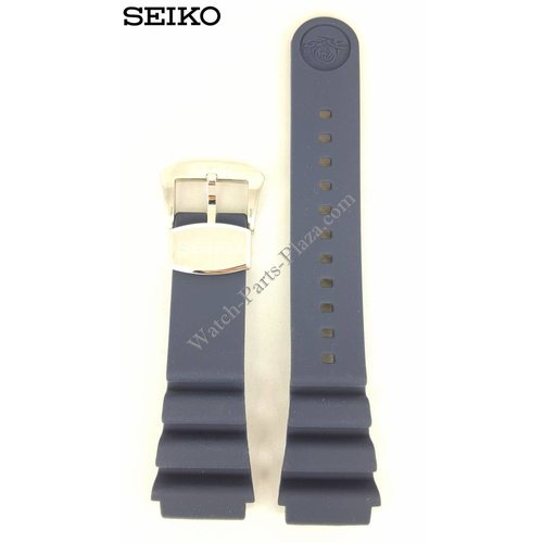 Seiko SEIKO SRPA83 Blue Silicon Watch Band 22 mm PADI Edición especial