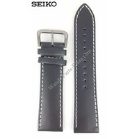 SEIKO SNDA21P1 Horlogeband 7T92-0JS0 Zwart Leer 22mm Origineel