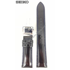 Seiko SEIKO COCKTAIL TIME SARB065 BLACK LEATHER WATCH STRAP 6R15 01S0 BAND DO151 W 20