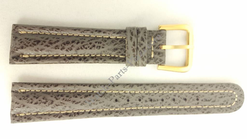 Seiko 6M25-6000 brown leather strap - WatchPlaza