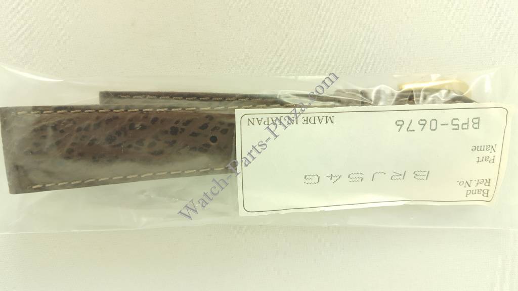 Seiko 5Y23 brown strap - WatchPlaza