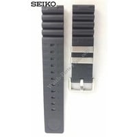 SEIKO horlogeband SBDC007 zwart rubber 6R15 01D0 22 mm