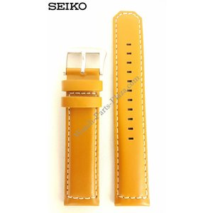 Seiko Watch Band Seiko SSC081P2 Solar 21mm V172 0AG0 Brown