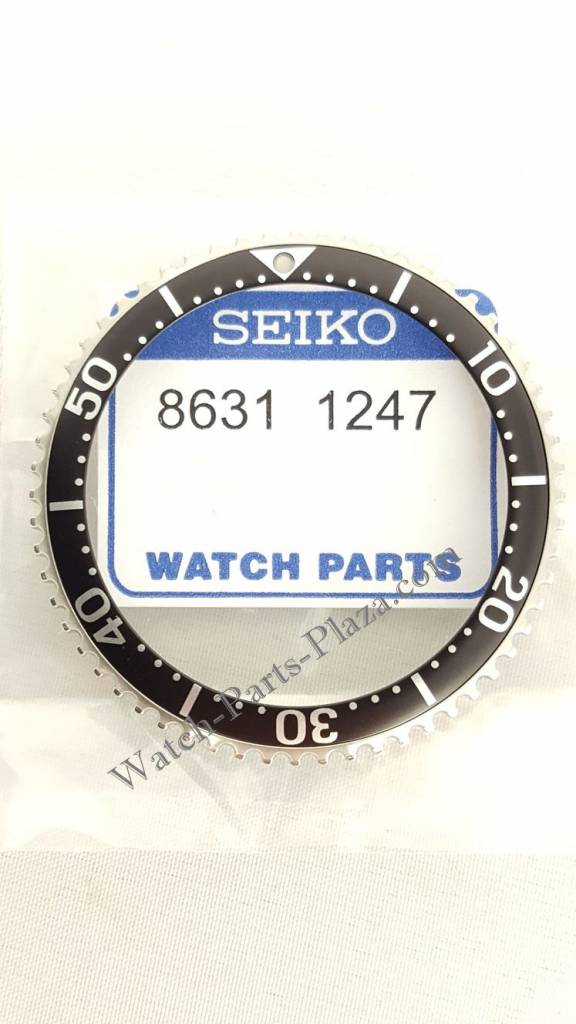 Seiko SEC009 / SHC015 bezel black - WatchPlaza