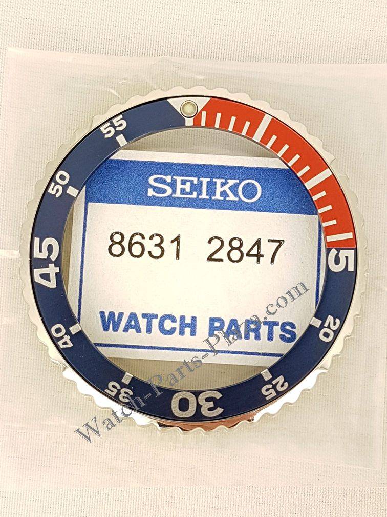 Seiko Bezel Seiko Kinetic 5M62-0A10 / 0A19 pepsi ring SKA051P1 / SKA299P9  red & blue - WatchPlaza