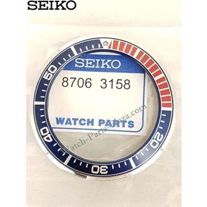 Seiko Bezel for Seiko SRPB53 - Blue & Red - Prospex Samurai - 4R35 O1VO