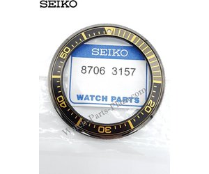 Seiko SRPB55 bezel Prospex Samurai black & gold - WatchPlaza