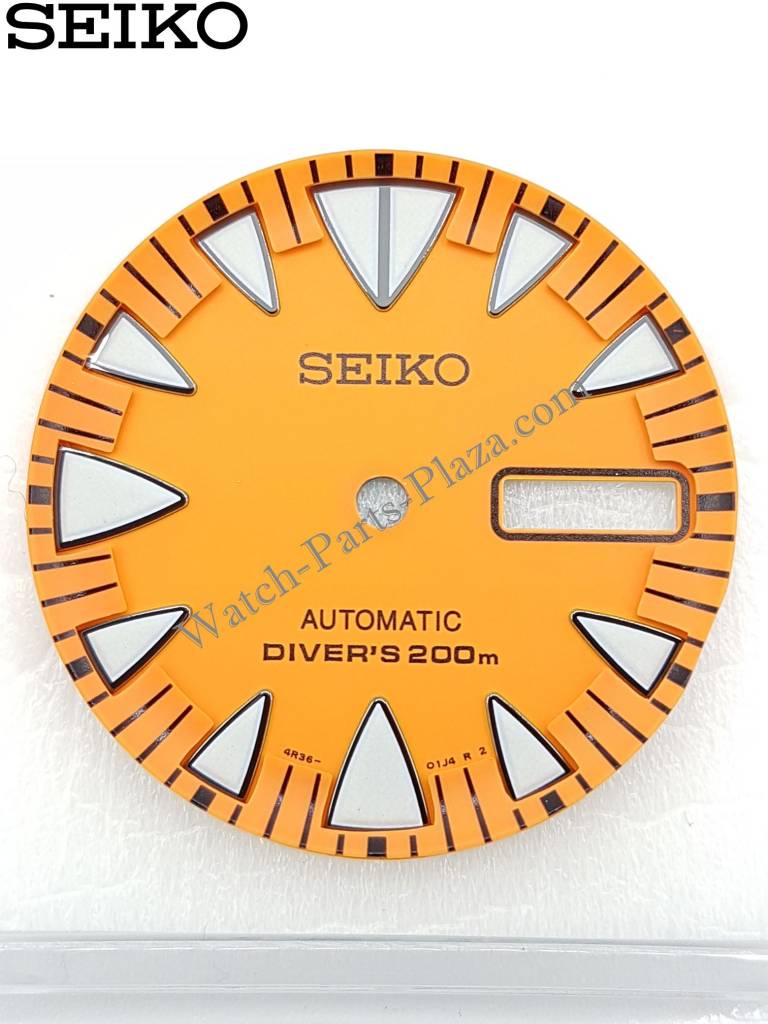 Seiko SRP309 dial 2nd Generation Monster Orange - WatchPlaza