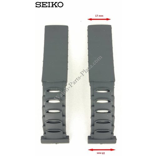 Seiko Seiko Arctura Rubber Watchband 5M42-0E30 5M42-0E39 Strap Replacement 4GC9-B.A 19