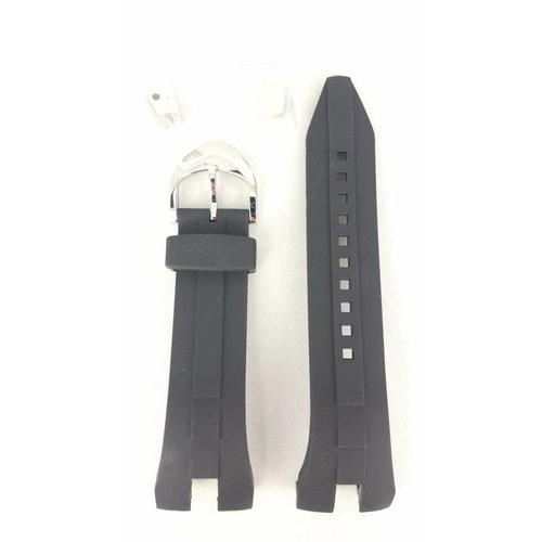 Seiko Seiko SRN011 SRN013 horlogeband 5M54 0AB0 zwart silliconen 26mm