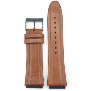 Guess Guess Rigor W0040G8 Watch Band Brown Genuine Leather Strap 22 mm
